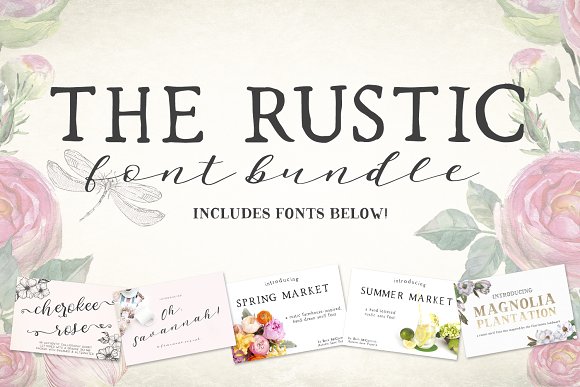 The Rustic Font Bundle插图