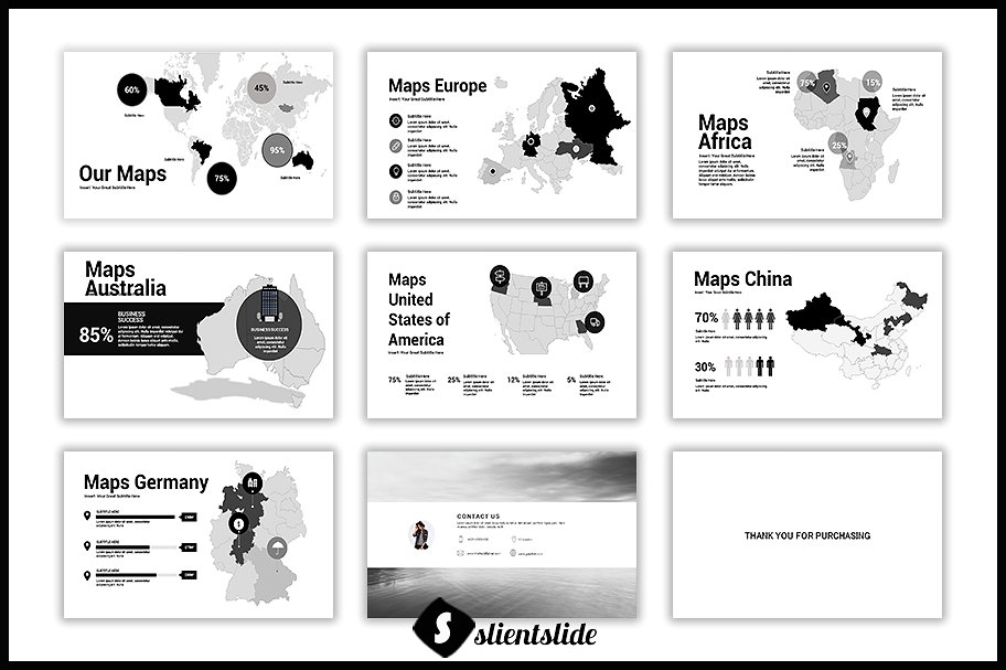 极简主义业务展示类幻灯片模板下载Lanja Multipurpose Presentation[key,pptx]插图(6)