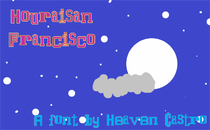 Houraisan Francisco font插图
