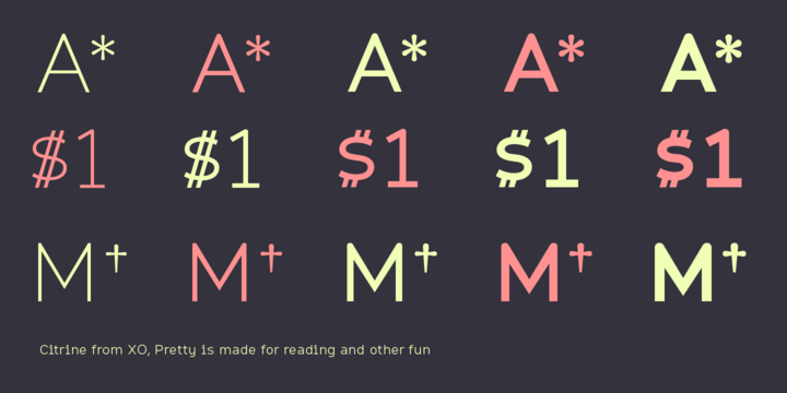 Citrine Font Family插图3