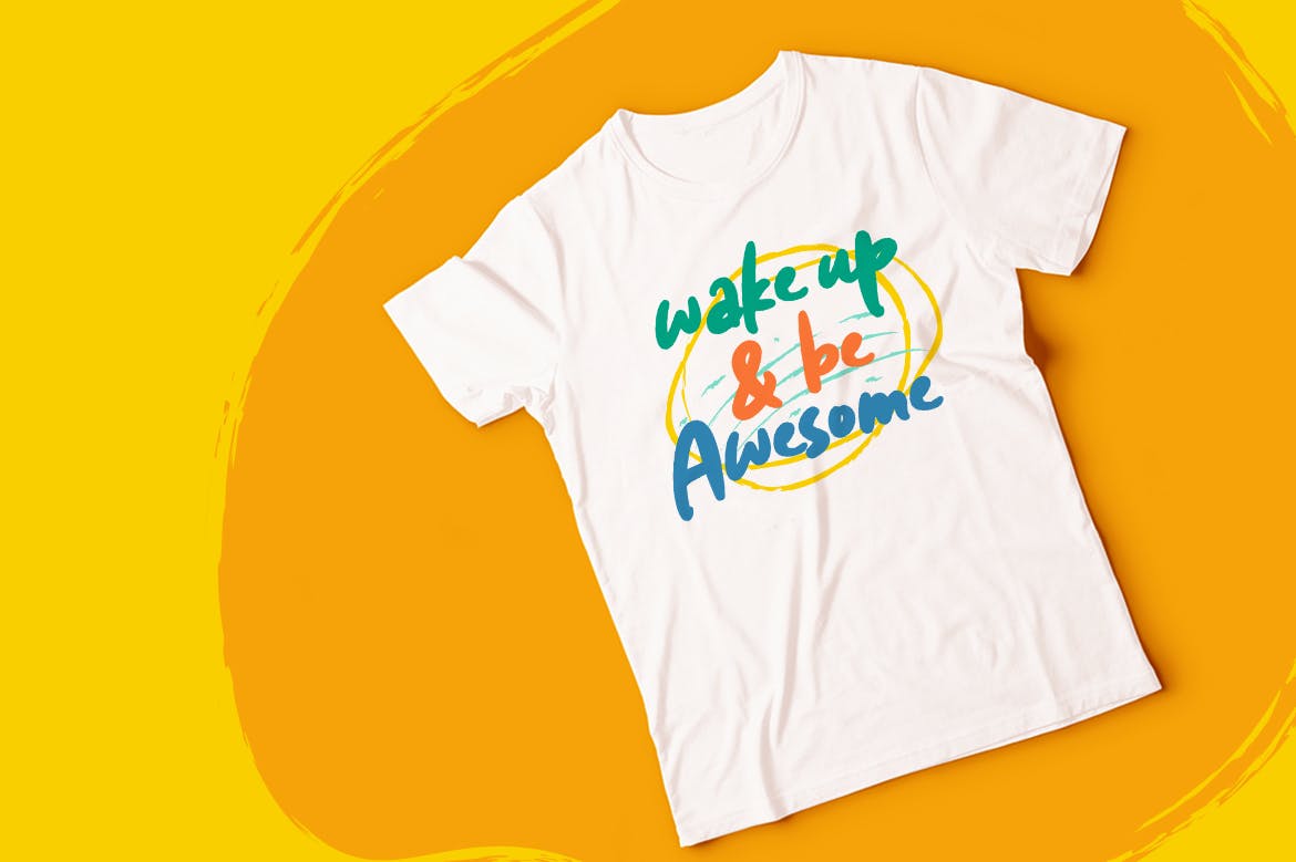 涂鸦风格装饰字体设计英文书法字体 Diggies – A Playful Font插图(5)