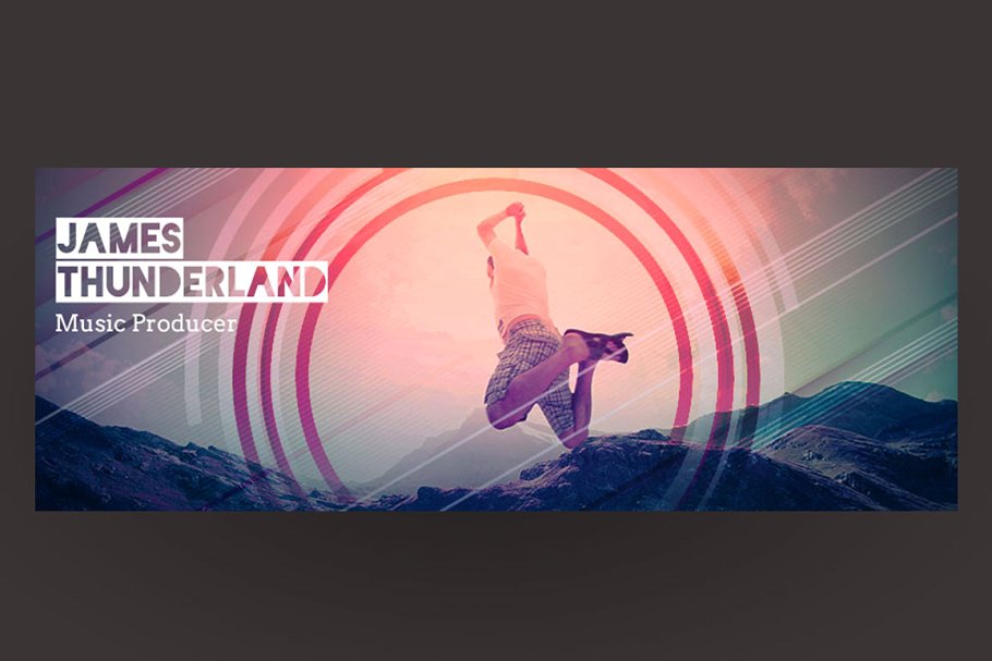 5款现代Facebook时间轴封面模板素材库精选 5 Modern Facebook Timeline Covers插图(3)