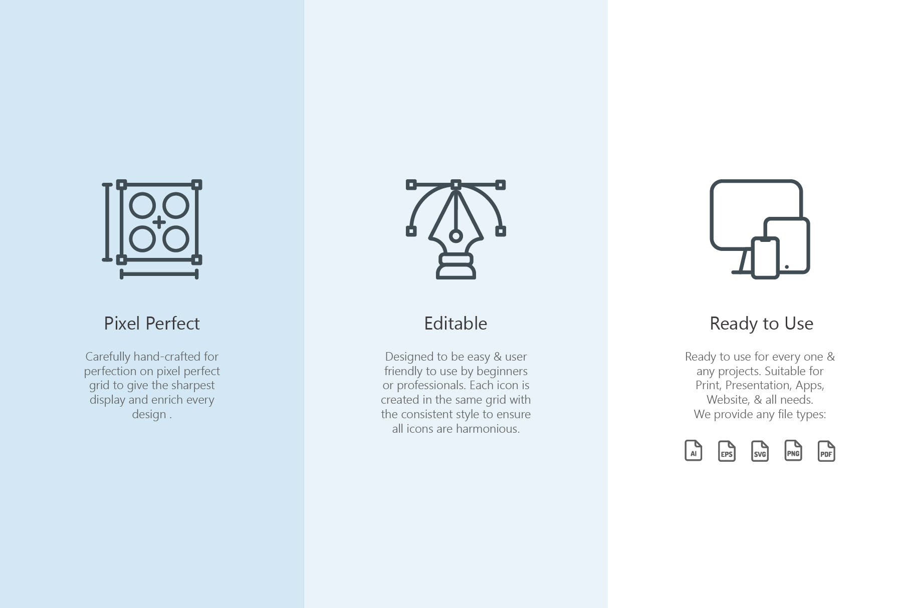 网络科技主题矢量阴影素材库精选图标 Network Shady Icons插图(1)