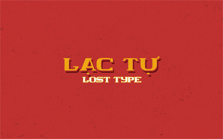 Lost Vietnam font插图 Lost Vietnam font插图