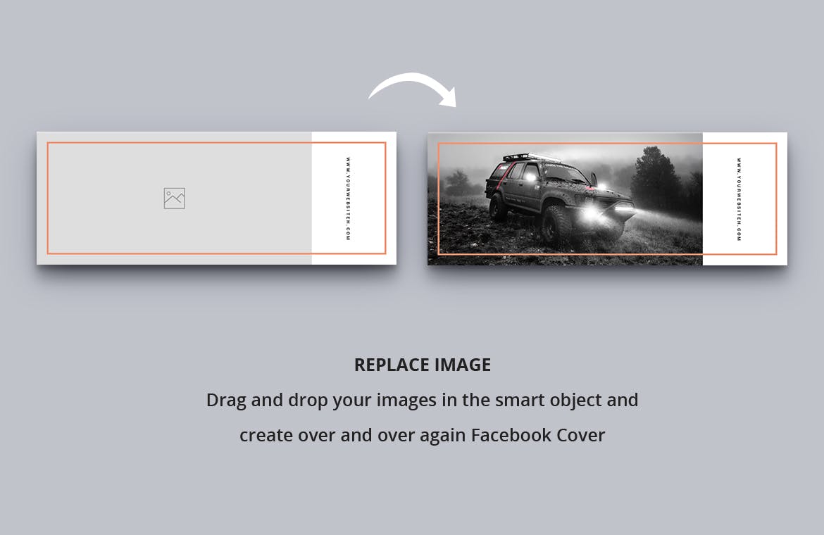 服饰品牌Facebook主页封面设计模板素材库精选v13 Facebook Cover Vol. 13插图(2)