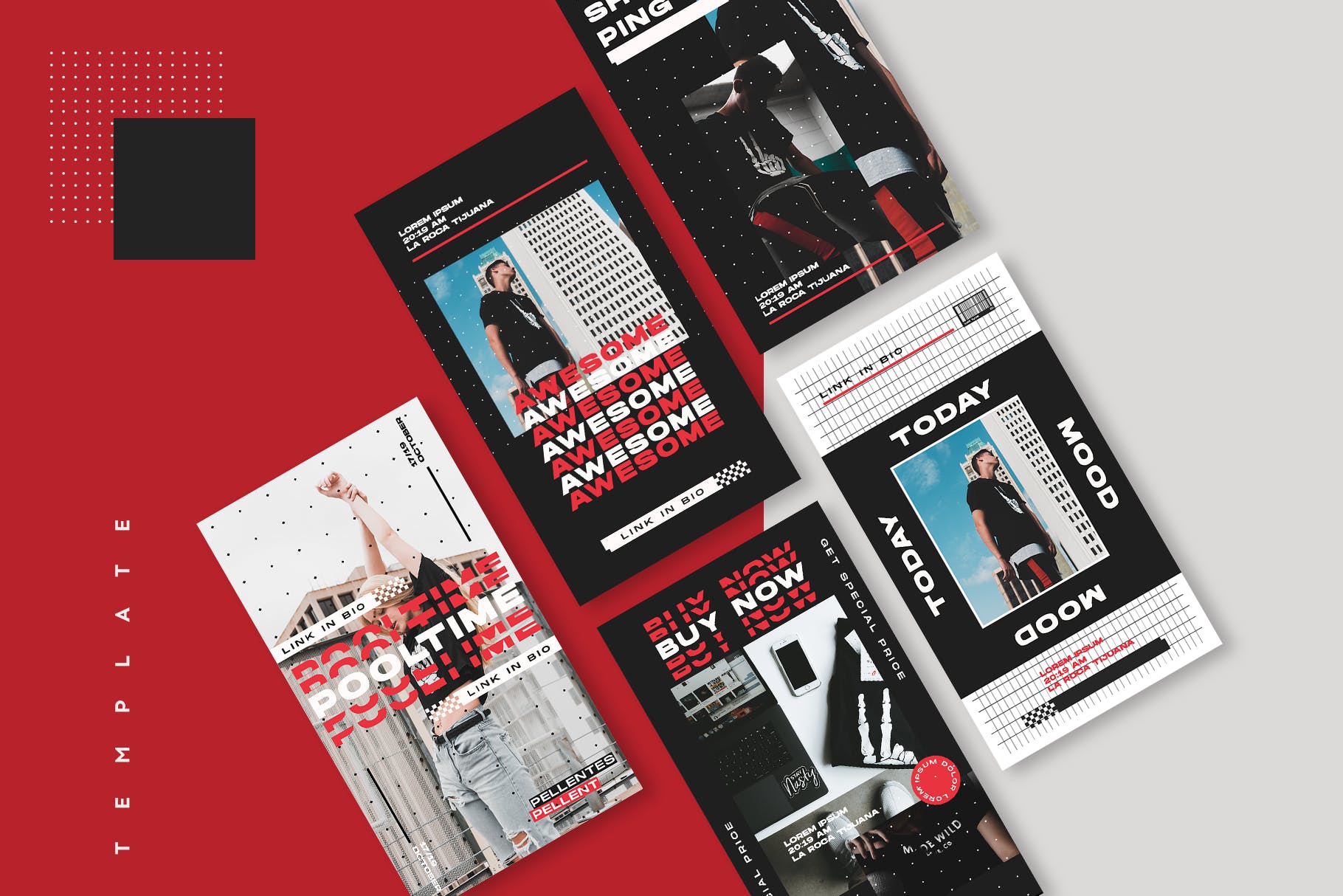 时尚潮牌Instagram社交推广贴图设计模板素材库精选 Instagram Story Template插图(3)