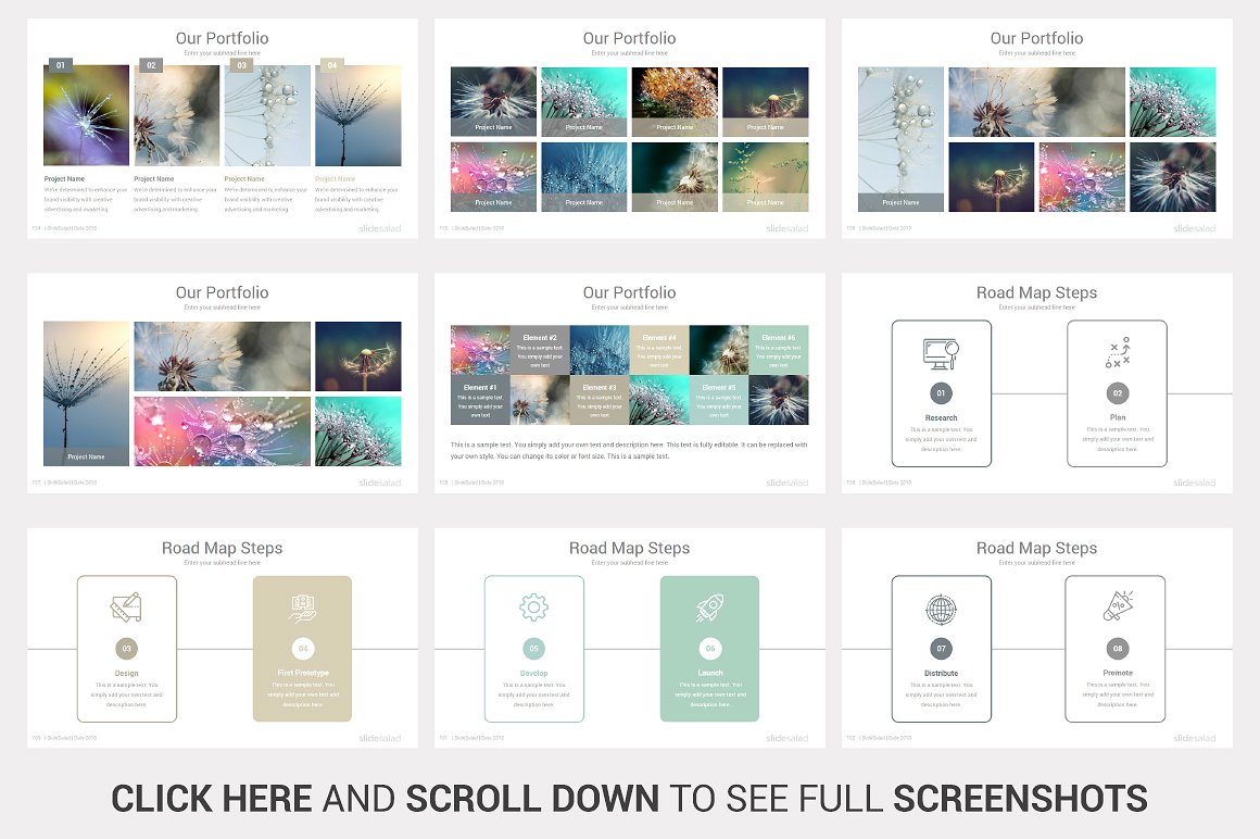 简单而专业的酷炫PPT模板插图(17)