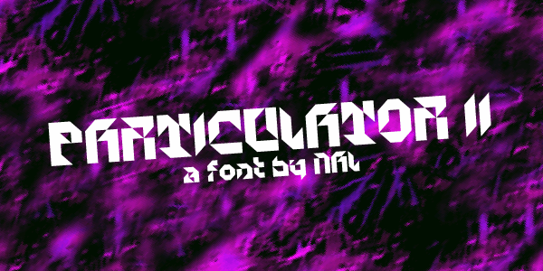 Particulator II font插图