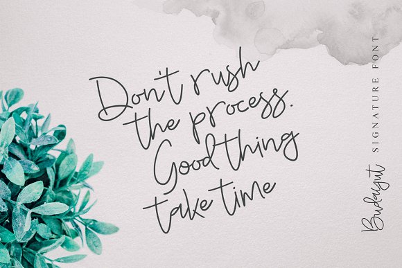 Budayut Signature Font插图4