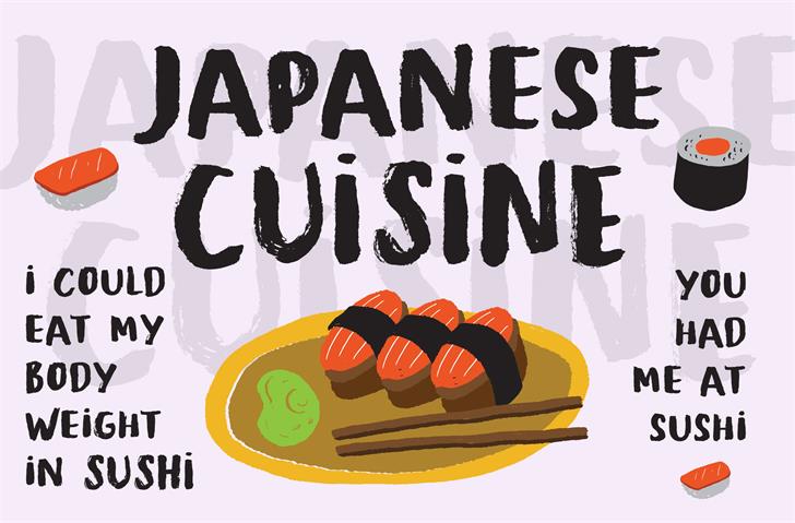 Tropical Asian DEMO font插图2