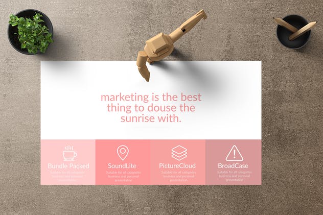 美容化妆品项目推介PPT幻灯片模板 SWEETY Powerpoint Template插图(5)