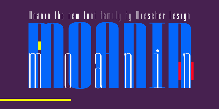 Moanin Font Family插图