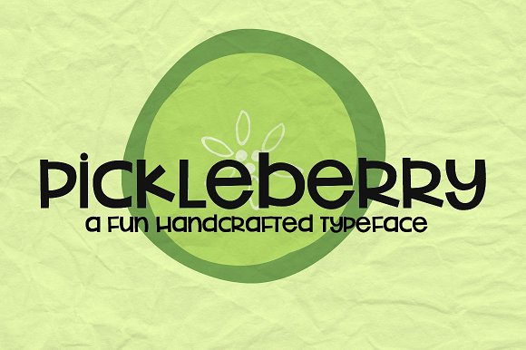 NEW!! Pickleberry Font插图1