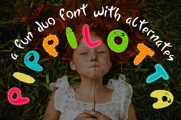 Pippilotta duo font插图