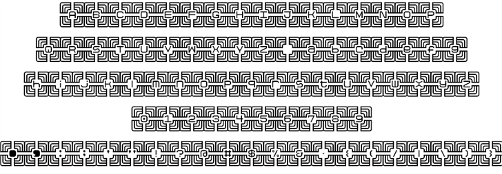 Zigourat font插图1 Zigourat font插图1