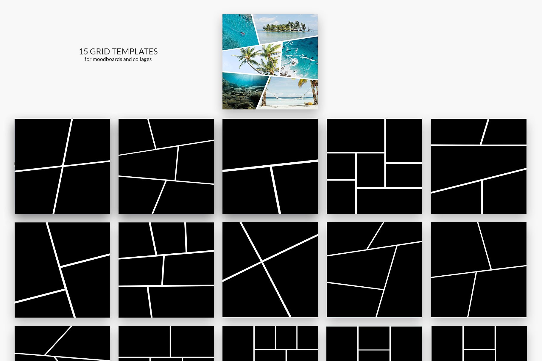 Instagram 社交媒体贴图模板素材库精选合集 Vector Masks for Instagram + Bonus插图(5)