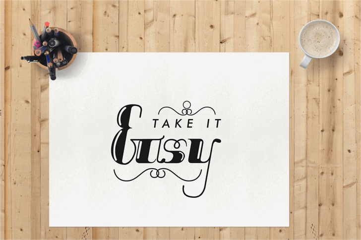 Nine tails inline font插图 Nine tails inline font插图