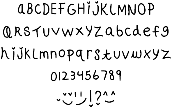 Love Notes font插图1