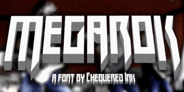 Megarok font插图 Megarok font插图