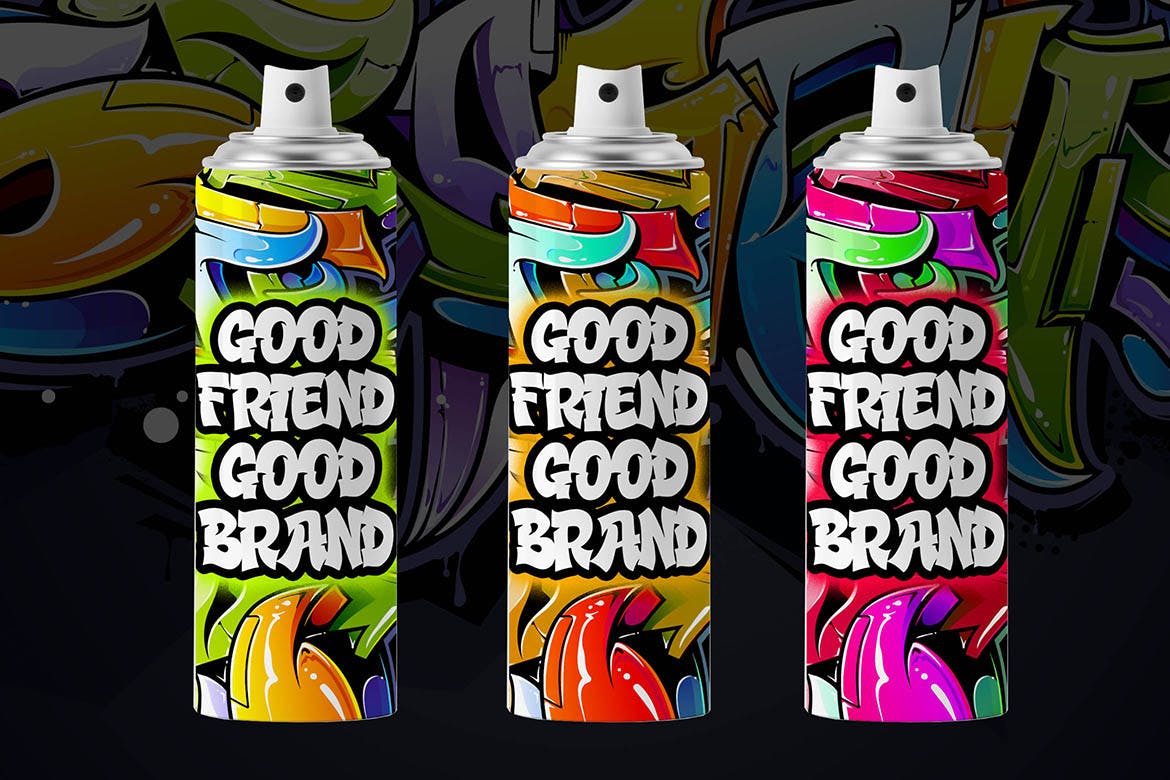 街头涂鸦艺术风格英文装饰字体素材库精选 Street Hustle – Graffiti Font插图(2)