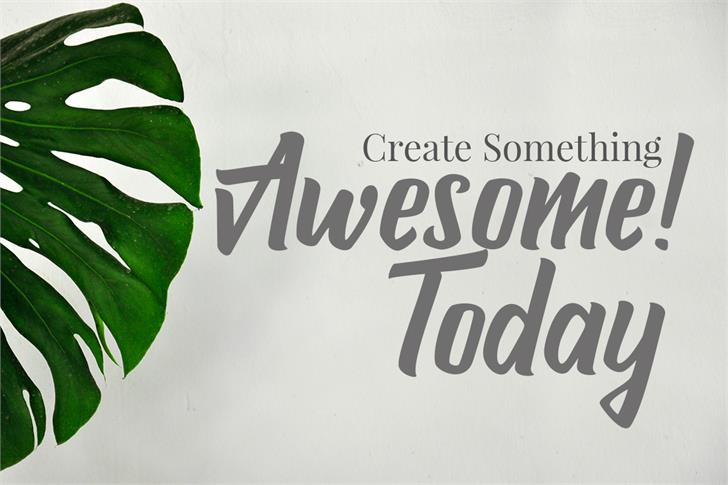 Attemptyon font插图2