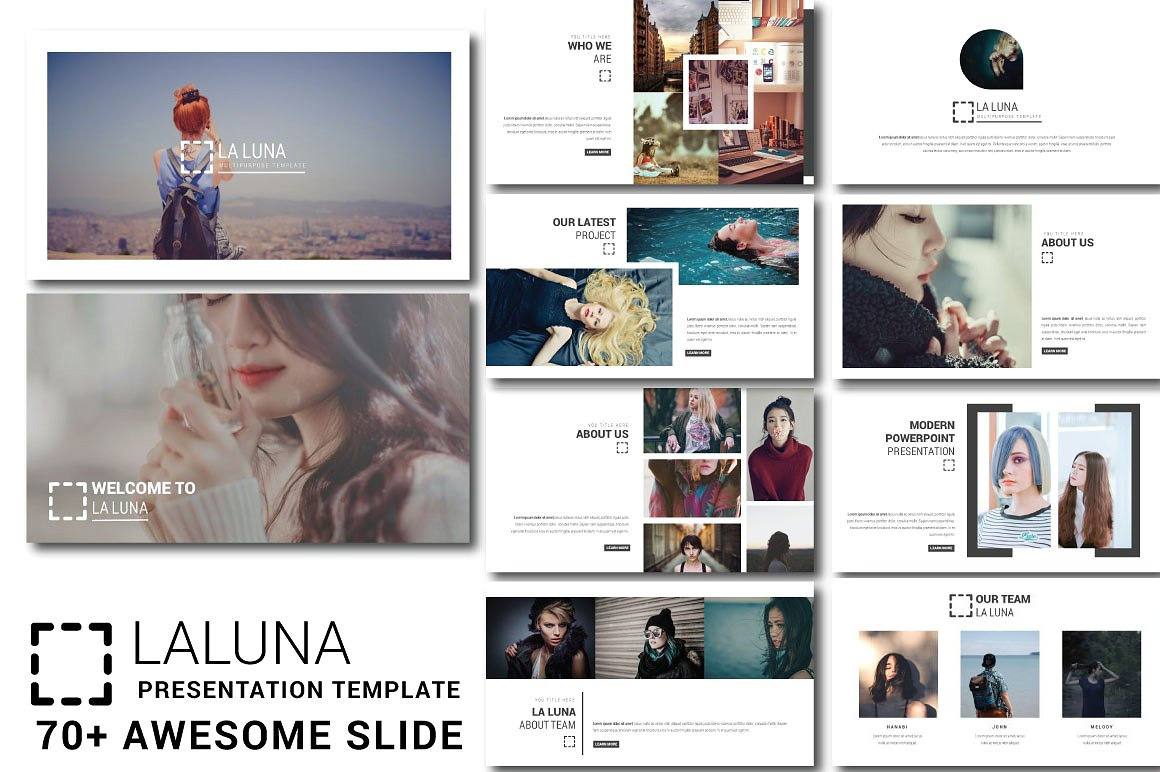 现代多图的极简主义商业化ppt模板下载[pptx]插图(7)