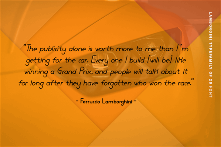 Lamborgini font插图6 Lamborgini font插图6