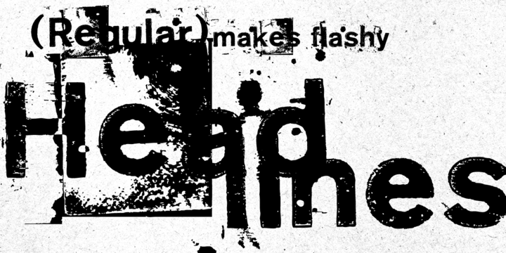 PiS Neo Print M319 Font Family插图4