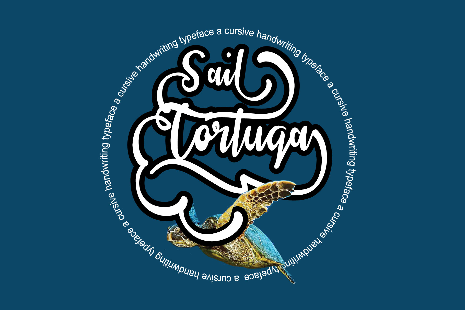 sail tortuga Font插图