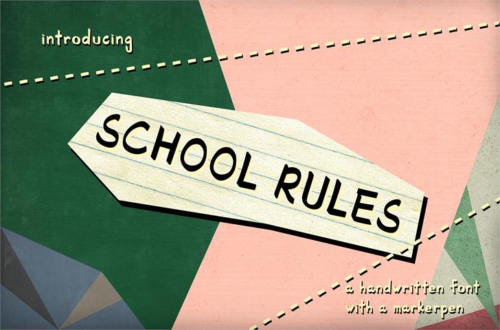 SchoolRules font插图1