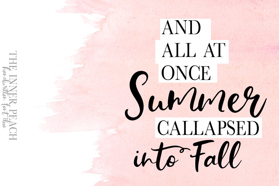 The Inner Peach | Font Duo插图1