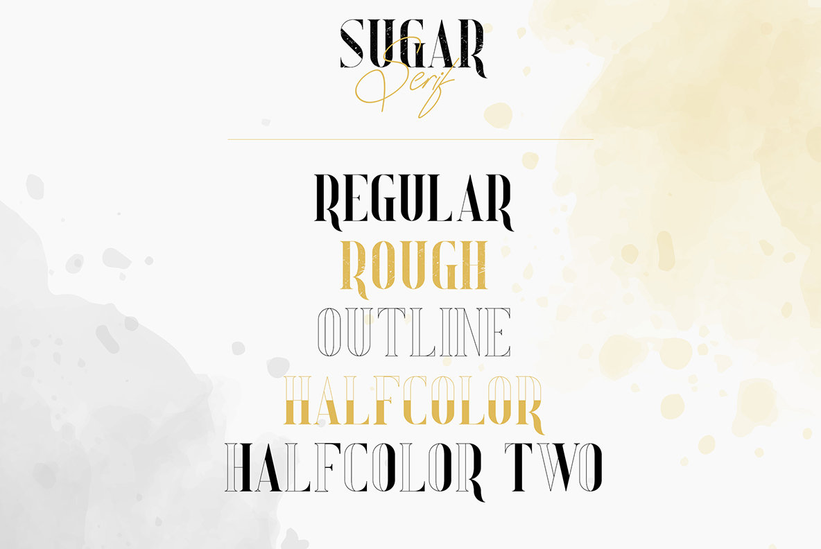 Sugar Spice Font Duo and Extras Family插图8