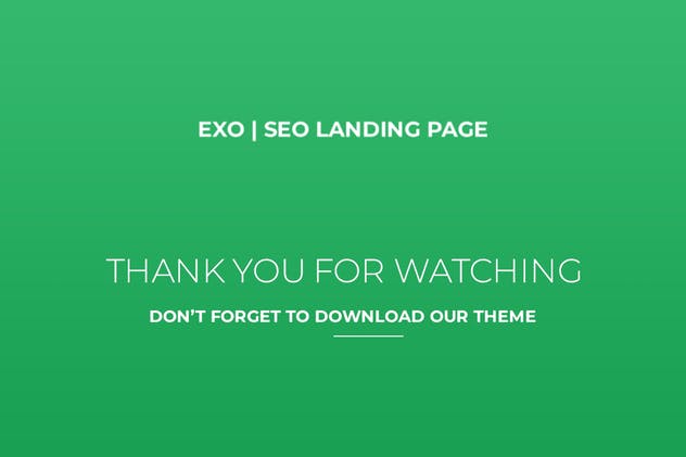 SEO网络营销服务HTML网站模板素材库精选 EXO | Seo Landing Page插图(3)