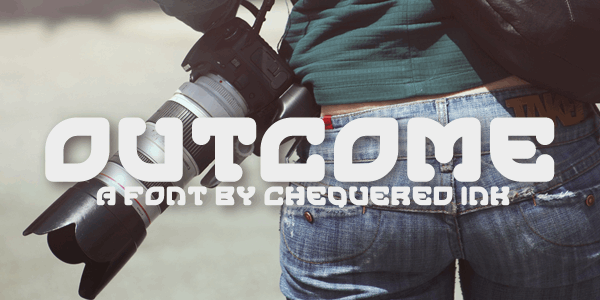 Outcome font插图 Outcome font插图