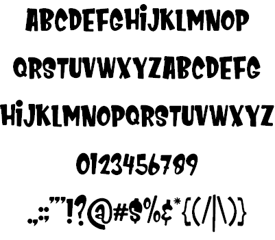 Kids Zone font插图5 Kids Zone font插图5