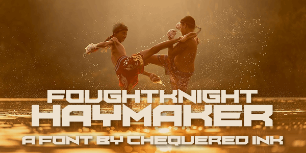 FoughtKnight Haymaker font插图 FoughtKnight Haymaker font插图