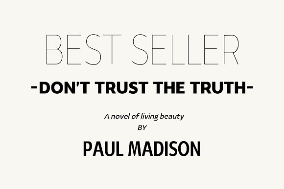 YE Paradigma Font插图3