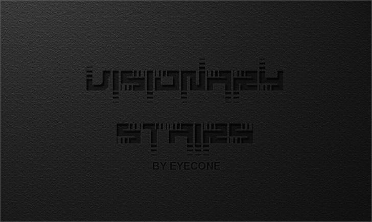 Visionary Strips font插图2