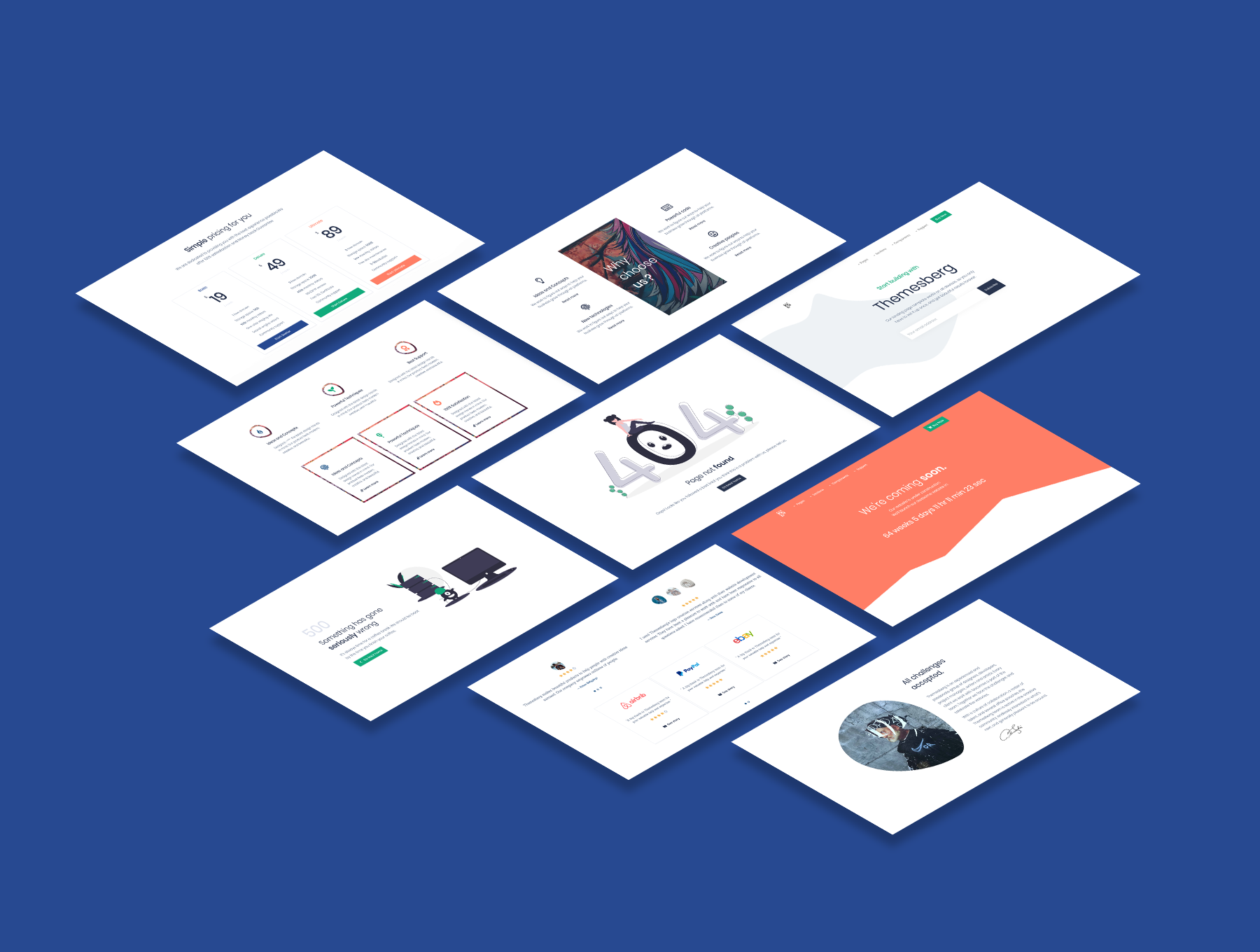 素材库下午茶：Bootstrap框架的完美网页模板素材库精选套装下载[HTML]插图(2)