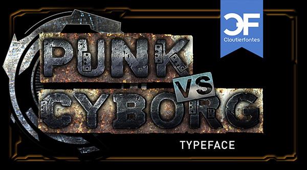 CF Punk vs Cyborg PERSONAL USE font插图 CF Punk vs Cyborg PERSONAL USE font插图