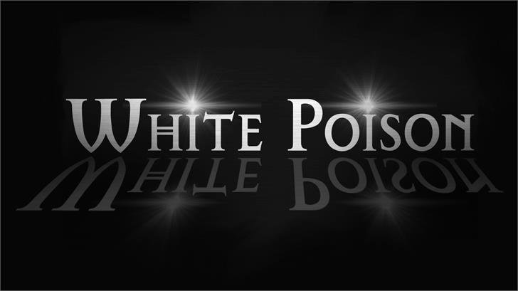 WhitePoison font插图