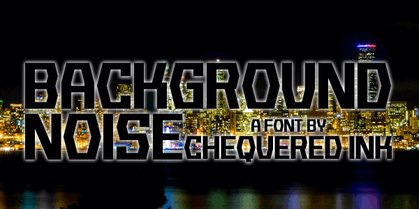 Background Noise font插图 Background Noise font插图