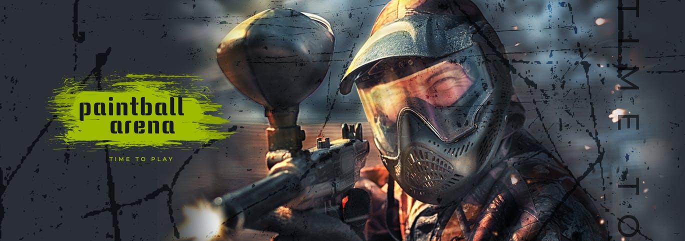 真人CS彩弹射击社交推广设计素材包 Paintball Arena – Social Media Kit插图(11)