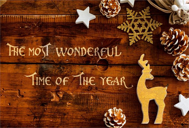 ChristmasCarol font插图1