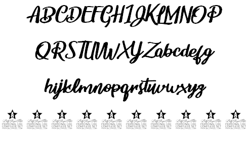 Childrens Party Personal Use font插图2