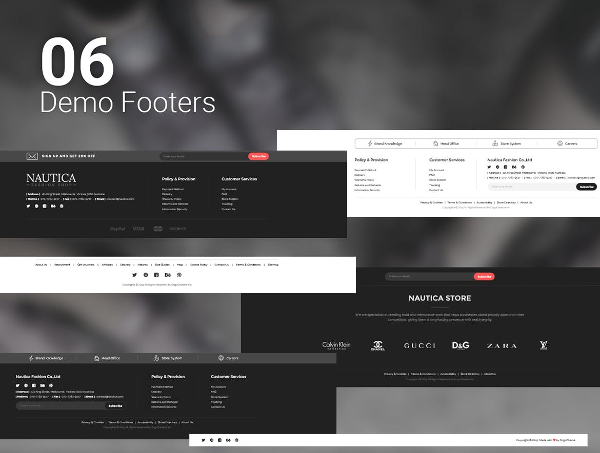 潮牌电商Bootstrap响应式HTML网上商城模板素材库精选 Nautica | Responsive HTML Template插图(3)