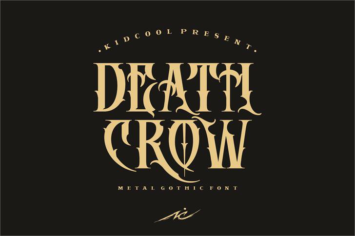 DEATH CROW font插图2 DEATH CROW font插图2