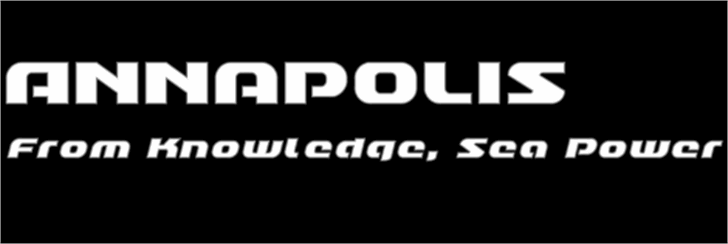 Annapolis font插图1