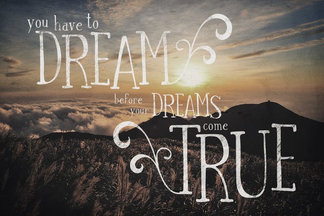 复古个性坎特伯雷衬线字体 Canterbury Font + Bonus Mockups插图(3)