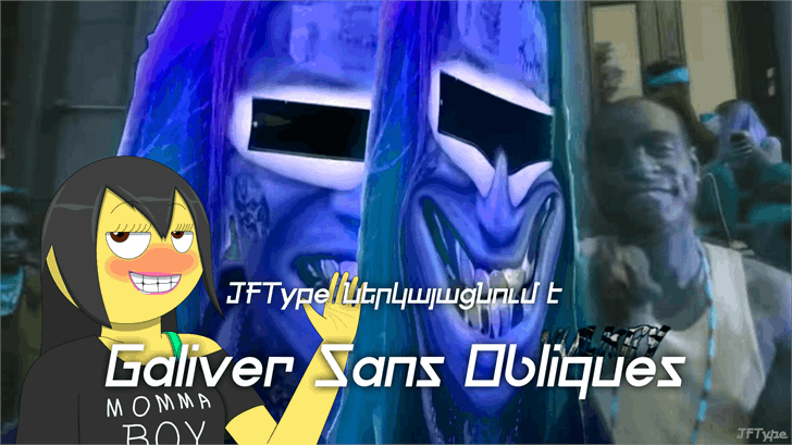 Galiver Sans Obliques font插图
